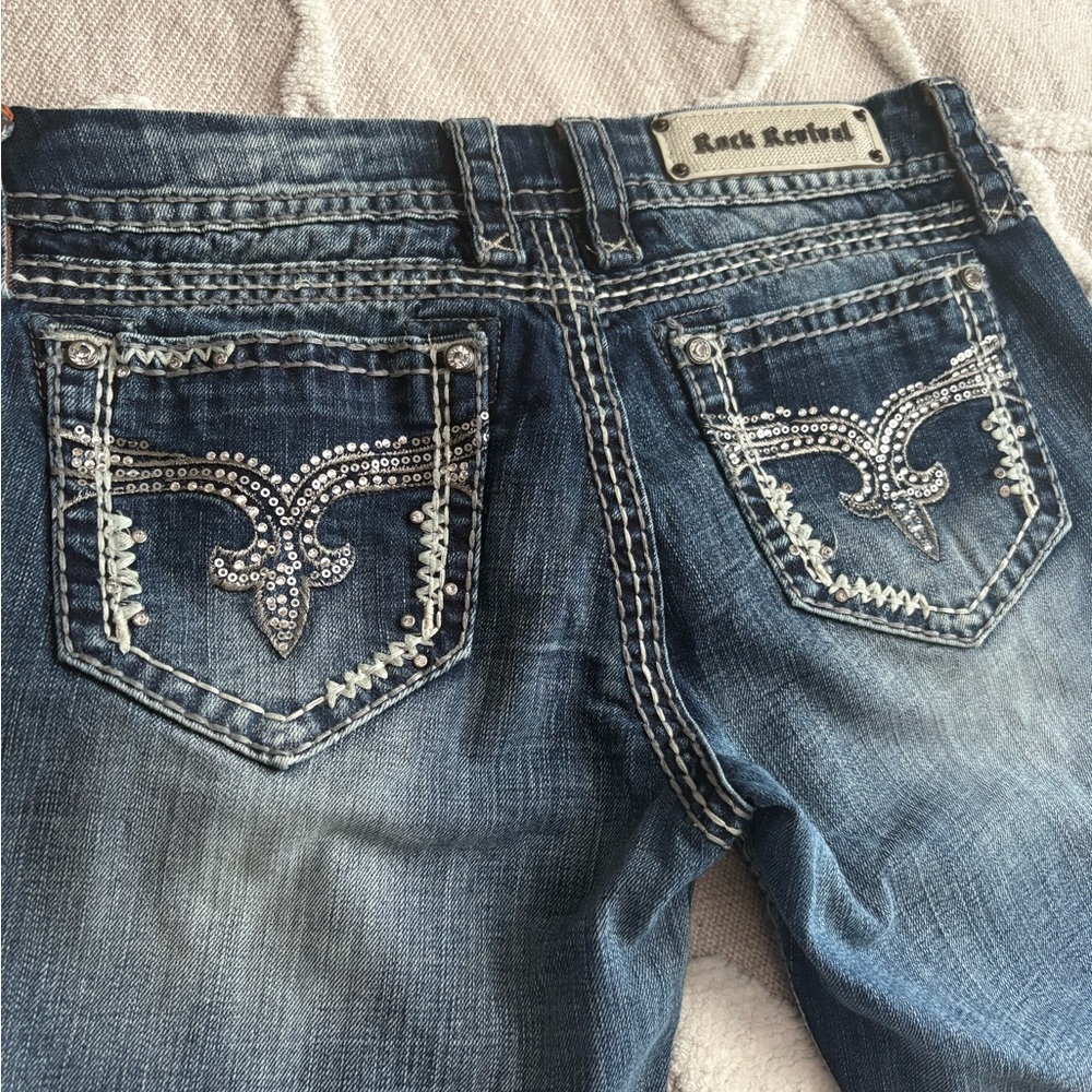 Rock Revival "Lynkai" Easy Crop Jeans